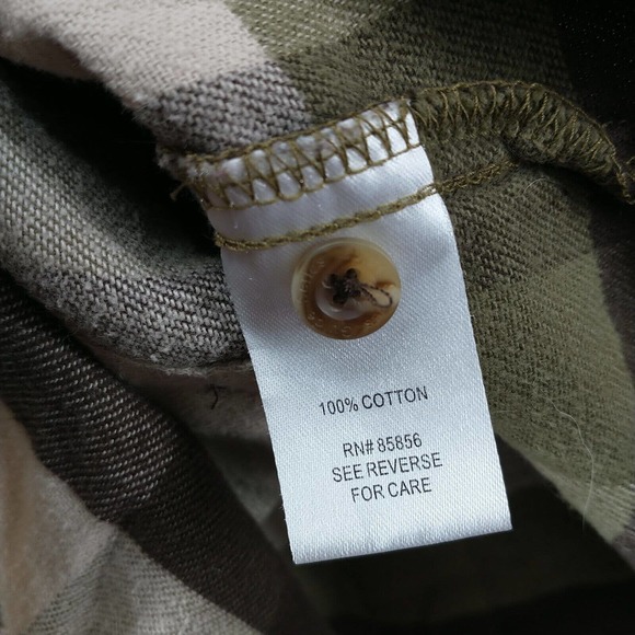 Gander Mountain Guide Series Mens Button-Up Shirt Multi Small Check Pockets - Picture 9 of 12